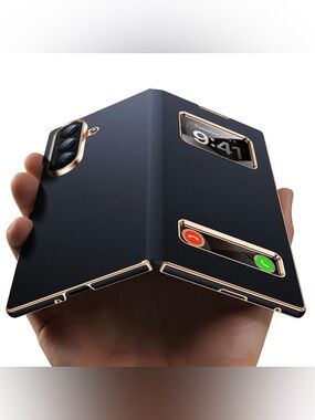 Black Magnetic for Samsung Galaxy Z Fold 7 Case Luxury